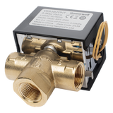 VS93B20NT - Válvula de Control Eléctrica 3 Vías / Fancoil / Retorno por Resorte NC / 110 V CA / DN20 (3/4") NPT / PN20 / On/Off