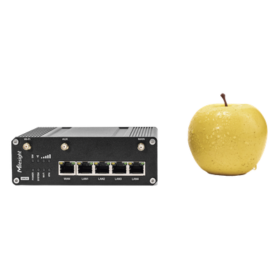 UR35-L04AF-W - Router Celular Industrial / 4G LTE Dual SIM / WiFi / Ethernet / RS232 / RS485 / IP30 / -40°C a 70°C / 9V-48V DC