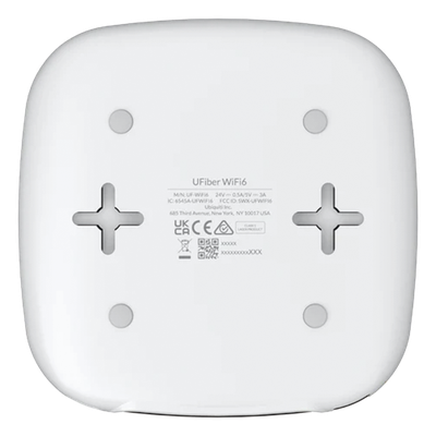 UF-WIFI6 - UFiber WiFi 6 GPON CPE con WiFi 802.11ax + 4 puertos GbE LAN y 1 puerto GPON WAN