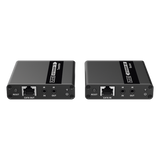 TT223 - Kit Extensor HDMI para distancias de 70 metros / Soporta resoluciones 720 y 1080P @ 60 Hz / Cat 6, 6a y 7 / Cero Latencia / Uso 24/7 / HDR10 / Salida Loop /  Configuración EDID / Soporta control remoto del equipo fuente / Salida de audio de 3.5mm