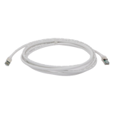 ZM6A-S10-02B - Patch Cord / Cat6A S/FTP / Blindaje 360° / PCB en Conector / CM/LS0H / 3.05 m (10 Pies) / Blanco / Bulk