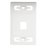MX-FP-S-01-02B - Siemon Placa de Pared Modular / 1 Salida / Color Blanco MX-FP-S-01-02B