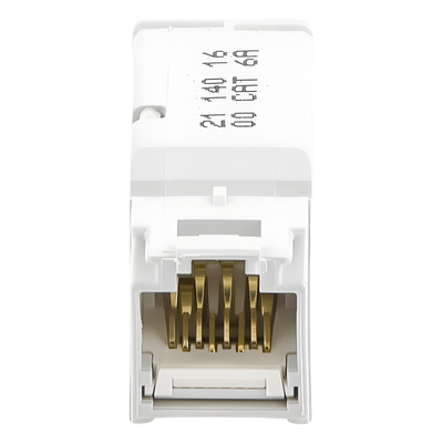 Z6A-PB - Conector UTP / Cat6A / Terminación T568A/B / Conductor 22-26 AWG / Diseño Compacto Apilable / 1.48mm Máx. Sobre Aislamiento