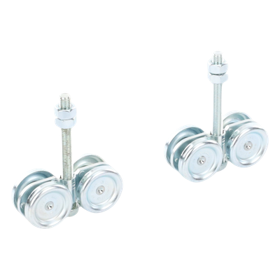 1991-8125 - ECO KIT 4C - M / Kit de Carretillas de Cuatro Ruedas / Carga Soportada de 150 lbs / Incluye Dos Carretillas Para Puertas Colgantes