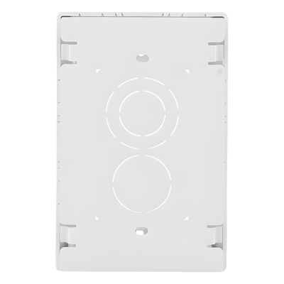 JBX3510WH-A - Caja de Pared Superficial, Uso Universal con Placas de Pared, con Cinta Adhesiva, Color Blanco