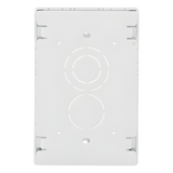 JBX3510WH-A - Caja de Pared Superficial, Uso Universal con Placas de Pared, con Cinta Adhesiva, Color Blanco