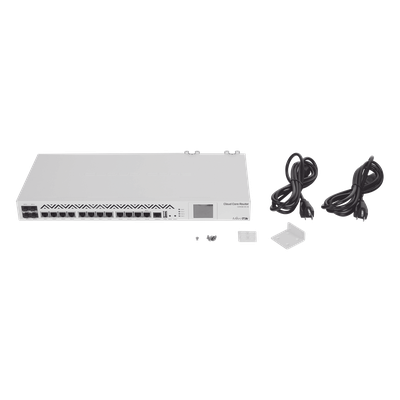 CCR1036-12G-4S - Mikrotik Cloud Core Router, CPU 36 Núcleos, Througput 16Gbps / 24Mpps, 12 Puertos Gigabit