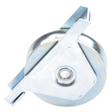 1151-5550-001 - 338 - Rueda de 12 cm / Capacidad Para Puertas de Hasta 400 kg / Canal Tipo "U"