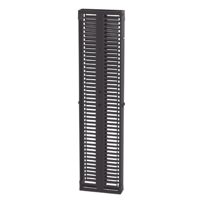 PR2VD06 - Organizador Vertical de Cables / Alta Densidad 45 RU / Doble Frontal y Posterior / 6 in (152 mm) Ancho / Acero y ABS / Push-to-Close
