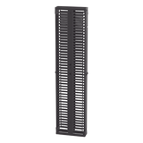 PR2VD06 - Organizador Vertical de Cables / Alta Densidad 45 RU / Doble Frontal y Posterior / 6 in (152 mm) Ancho / Acero y ABS / Push-to-Close