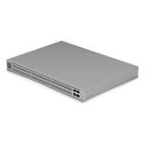 USW-PRO-MAX-48 - Switch Administrable Capa 3 / 48 Puertos RJ45 (16 × 2.5 GbE + 32 × 1 GbE) / 4 Puertos SFP+ 10G / Capacidad 224 Gbps / Pantalla LCD Táctil 1.3" / Etherlighting™ / RPS DC