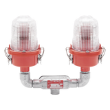 OL2-VLED2-IR - Twr Lámpara de Obstrucción Aeronáutica / Luz Fija Tipo L-810 / Doble LED Rojo OL2-VLED2-IR