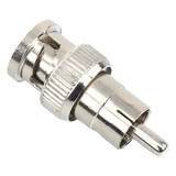 TT-RG-01 - Adaptador en Línea / BNC Macho a RCA Macho / 75 Ohm / 13.9x35 mm / RG-59 y RG-6