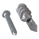 TPD-ZINC - Taquete Metálico Autoperforable / Zinc / 22 kg Capacidad / 8 x 1 1/4" / Paneles de Yeso
