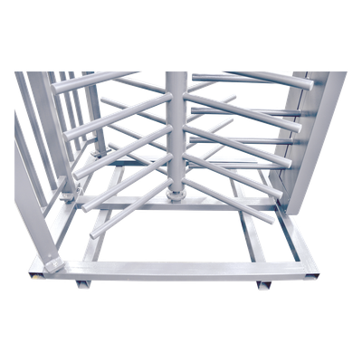 XT-100-C - Torniquete de Cuerpo Completo / 4 Ejes de Seguridad / Rotación 90° / 25 Personas/minuto / Interior/Exterior / Acero 2 mm / 110 VCA / 6.5 A