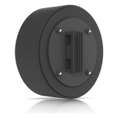 UACC-CAMERA-JB-B - Caja de Conexiones Antimanipulación / Montaje en Poste 1.5-2' (38-50 mm) / Aluminio y Policarbonato / Salidas G3/4' / Compatible Bullet, Dome y Turret