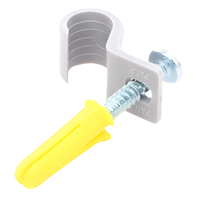 TK-1014 - Kit de Fijación / 12 Grapas + Taquetes + Tornillos / Polietileno Flexible / -10°C a +120°C / Interior-Exterior