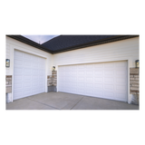 GARAGE148-SC - Accesspro Puerta de Garage de alta calidad, Color blanco 14X8 pies, AISLADA, Estilo Americana