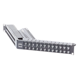 Z6AS-PNLA-U48K - Patch Panel / Blindado / Cat 6A / 48 Puertos / 1U / Angulado / PoE+
