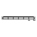 CPP24FMWBLY - Panel de Parcheo Modular / 24 Puertos / 1UR / Montaje al Ras / 19" o 23" / Sin Blindaje / CRS y ABS