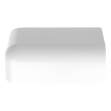 ECF5WH-E - Tapa Final, para uso con canaleta LD5, material ABS, Color Blanco