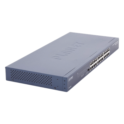 GSW-2401 - PLANET GSW-2401 switch No administrado Gigabit Ethernet (10/100/1000) 1U Azul