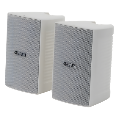 VS4W - Altavoz de Montaje en Pared / 2 Vías / Woofer 4 in / Tweeter 1 in / IPX3 / 8 Ohms / 70/100V / Color Blanco / Par
