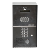 1802-082 - Audioportero Telefónico DKS Para 600 números Telefónicos / Control Para 2 Puertas / Gabinete Para Sobreponer/ Marcación a 16 Digitos / Linea Análoga o Digital