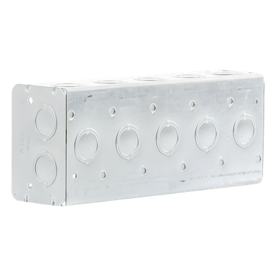 HUB-694 - Raco Caja Multigang / 5 Gang / Profundidad 2.5 in HUB-694