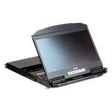 CL3884NW - Aten KVM Switch LCD 18.5" (7.3 in) | Consola Dual Rail 1U | 4 Puertos USB HDMI | Multi-View