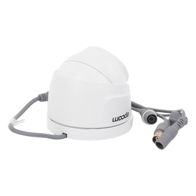 E8-TURBO-G2/A - AUDIO POR COAXITRON / Domo TURBOHD 2 Megapixel (1080p) / Gran Angular 106° / Lente 2.8 mm / 20 mts IR EXIR / Exterior IP66 / 4 Tecnologías / dWDR / Metal