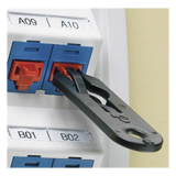 PSL-DCJB-BL - Panduit Kit de Bloqueo de Puertos RJ45 / 10 Unidades / Incluye Llave de Extracción PSL-DCJB-BL