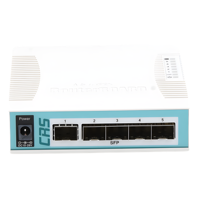 CRS106-1C-5S - CRS106-1C-5S, Ruteador con 1 Puerto Combo y 5 Puertos SFP