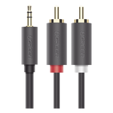 10513 - Ugreen 10513 cable de audio 5 m 2 x RCA 3,5mm Gris