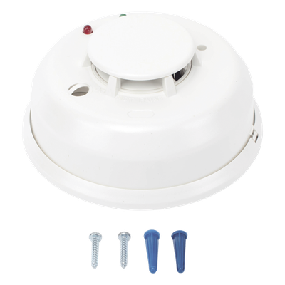 5808-W3 - Honeywell Home Resideo Detector dual de humo y calor inalámbrico / Serie 5800 / Térmico fijo