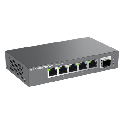 GWN7700M - Grandstream Networks GWN7700M dispositivo de redes No administrado 2.5G Ethernet (100/1000/2500) Negro