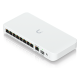 USW-FLEX-2.5G-8-POE - Switch PoE++ / 8 Puertos 2.5GbE / 1 Puerto 10GbE RJ45/SFP+ / 76W PoE / 30Gbps / 6.99 × 3.91 × 1.10 pulgadas