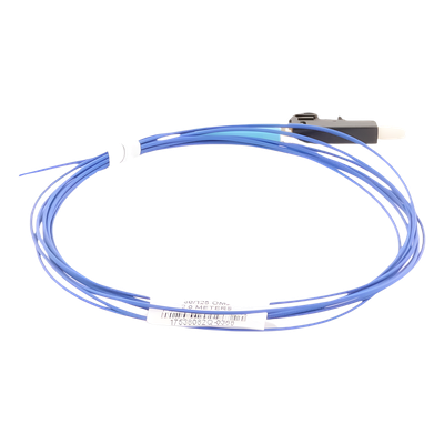 FX1BN1NNNSNM002 - Pigtail de Fibra Óptica / LC Simplex / Multimodo OM3 50/125 / 900um / 2 Metros (6.56 Pies) / LSZH / Aqua