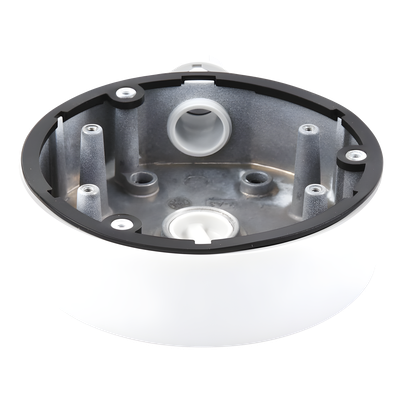 DS-1280ZJ-DM18 - Hikvision Caja de Conexiones para Mini Domo IP / Aluminio / IP66 DS-1280ZJ-DM18