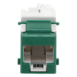U6-K07NS - Jack Keystone / Cat6 UTP / Terminación 110 / Color Verde / UL 94 V-0 / -10°C a 60°C
