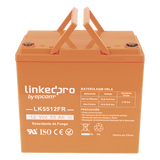 LK5512FR - Linkedpro By Epcom Batería de Respaldo AGM-VRLA / 12 V / 55 Ah LK5512FR