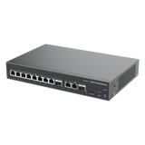 GCC6011 - Grandstream Networks GCC6011 dispositivo de redes Gigabit Ethernet (10/100/1000) Energía sobre Ethernet (PoE) Negro, Plata