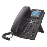 X3SG - Teléfono IP empresarial para 4 líneas SIP con pantalla LCD de 2.8 pulgadas a color, puertos Gigabit, IPv6, Opus y conferencia de 3 vías, PoE