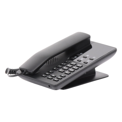 GHP621 - GHP621, Teléfono Hotelero IP Negro, 2 cuentas SIP 2 líneas, GDMS, soporta PoE