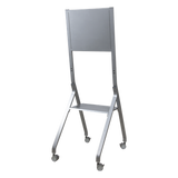 U1SS - Soporte Móvil para Pantalla / Carga 100 kg (220 lbs) / 55" a 98" / VESA 400 x 400 mm / Superficie Antibacteriana / Base con Ruedas
