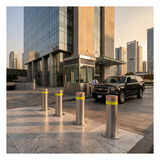 XB-220-HBL - Bolardo Hidráulico Antiembestida / 220 mm × 600 mm (0.72 ft × 1.97 ft) / Acero Inoxidable 304 / 200,000 J / Ciclo 4 s / 100 Ciclos/h