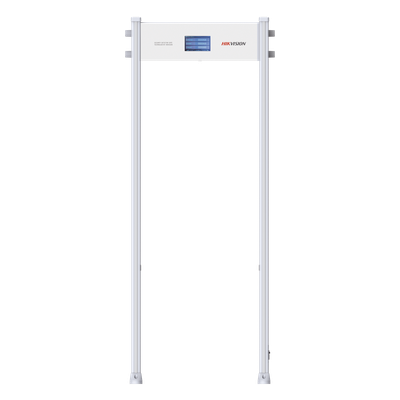 ISD-SMG218L - Arco Detector de Metales de 18 Zonas con Pantalla LCD de 7" / Conteo de personas y Alarmas / Ajuste de Sensibilidad e Interferencias / Mejora Anti-Interferencia