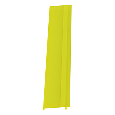 FRHC12YL6 - Tapa con Bisagra a Presión para Canaleta / 12x4 / 1.8 m (6 ft) / PVC Rígido / 94V-0 / UL 2024A / GR-63-CORE Nivel 3