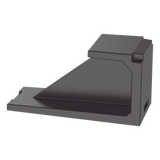 CMBBL-X - Panduit Blank modul for 1port MiniJack Negro Nylon