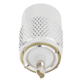 RFU-501 - Rf Industries,Ltd Conector UHF Macho / Compatibilidad RG-8/U y Derivados / Aislante de Teflón